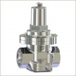 Edelstahl-Membrandruckminderer PN25 / 0,2 - 2 bar