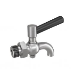 Ablasshahn mit gebogenem Auslauf