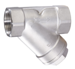 Edelstahlschmutzf&amp;#228;nger, PN16, Doppelsieb innen 0.25mm, aussen 0.6mm