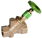 Alwa-Freistromventil mit beiderseits Au&amp;#223;engewinde, ohne Entleerung